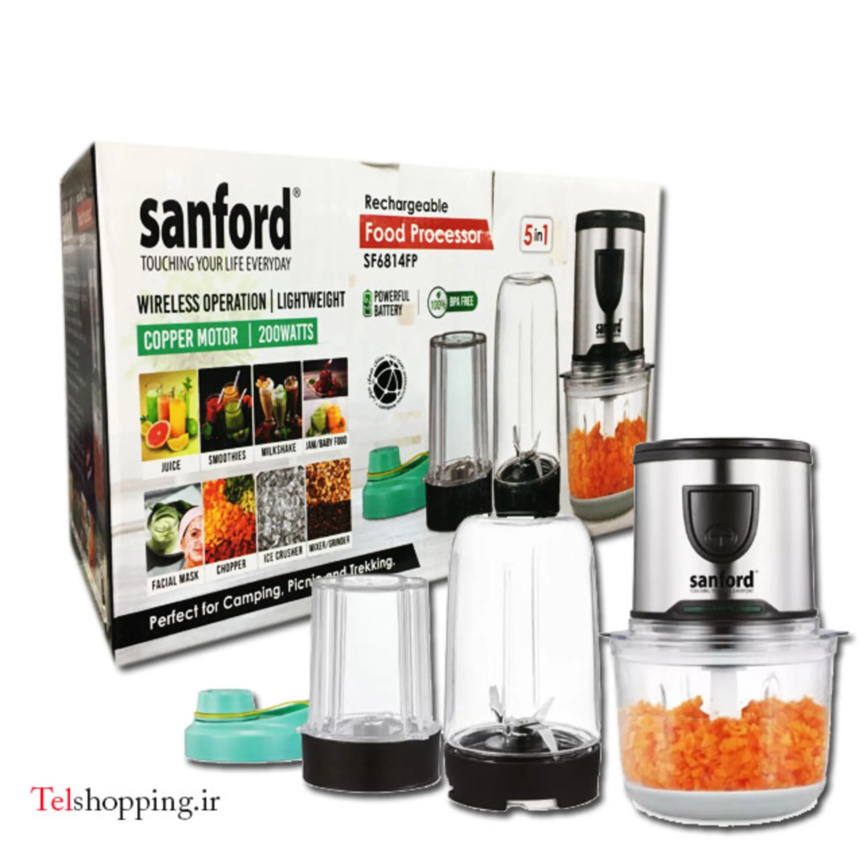 اسموتی ساز3 کاره سانفورد مدل SF6814FP